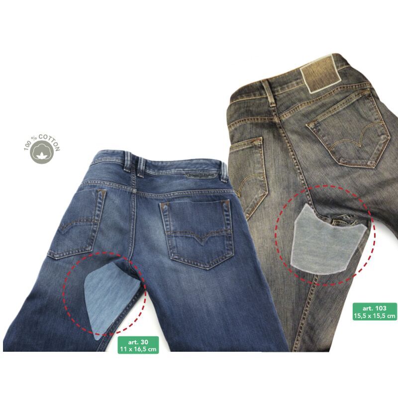 Rinforzi cavallo termoadesivi jeans, Marbet